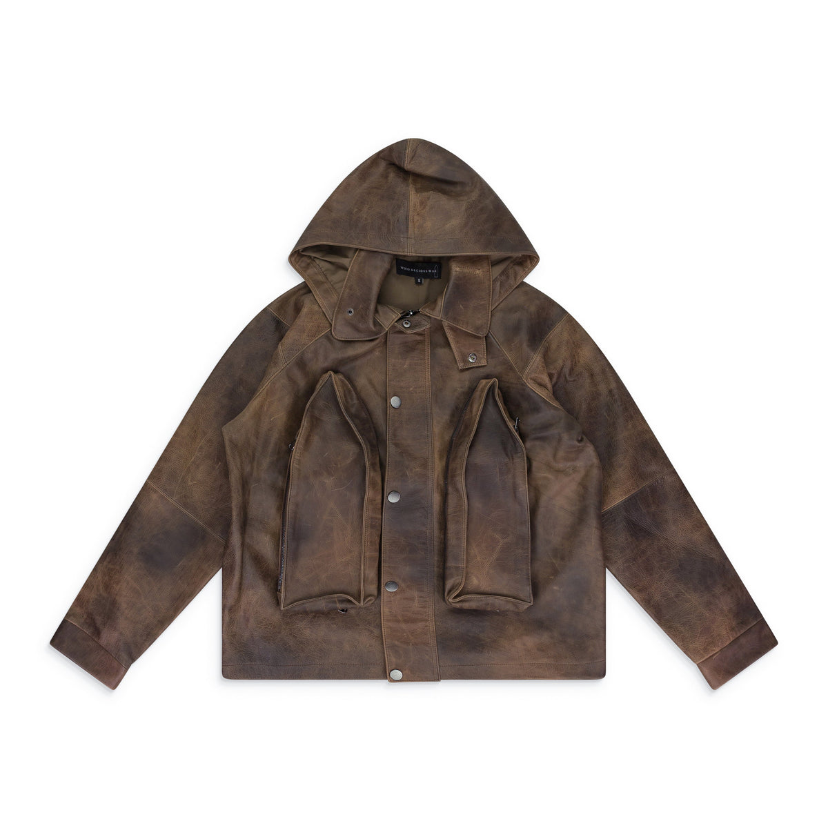 GREEN CLASSIC LEATHER JACKET