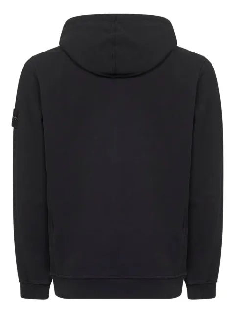 Stone Island logo-patch hoodie