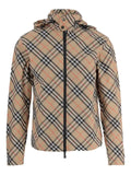 Burberry checked hooded jacket