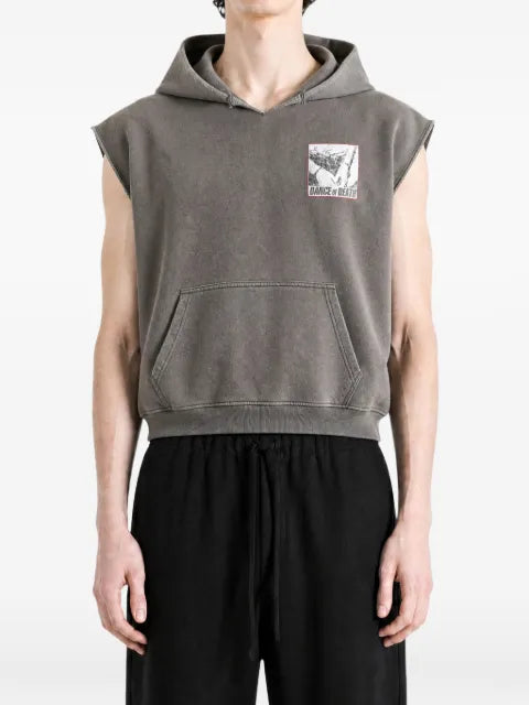 Paly Dr. Blue sleeveless hoodie