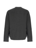 Emporio Armani logo-embroidered ribbed cardigan
