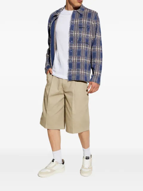 AllSaints Solmar check-pattern knitted cardigan