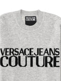 Versace Jeans Couture logo-intarsia knitted sweater