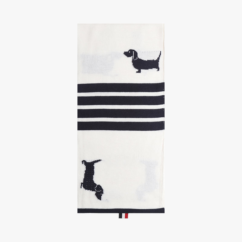 Unisex Puppy Wool Scarf