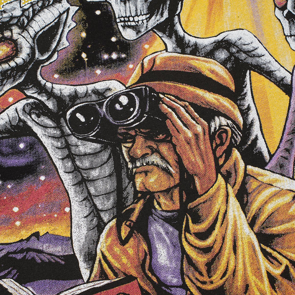 Life Hustlere No Days Off Alien UFO Graphic T-Shirt