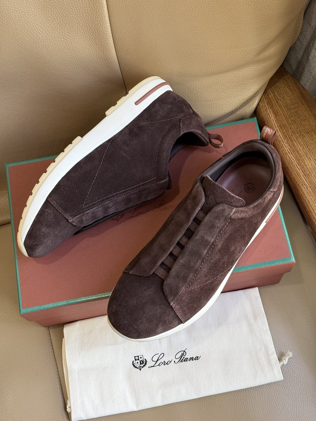 Loro Piana Slip-On Sneakers - Heel Pull Tab