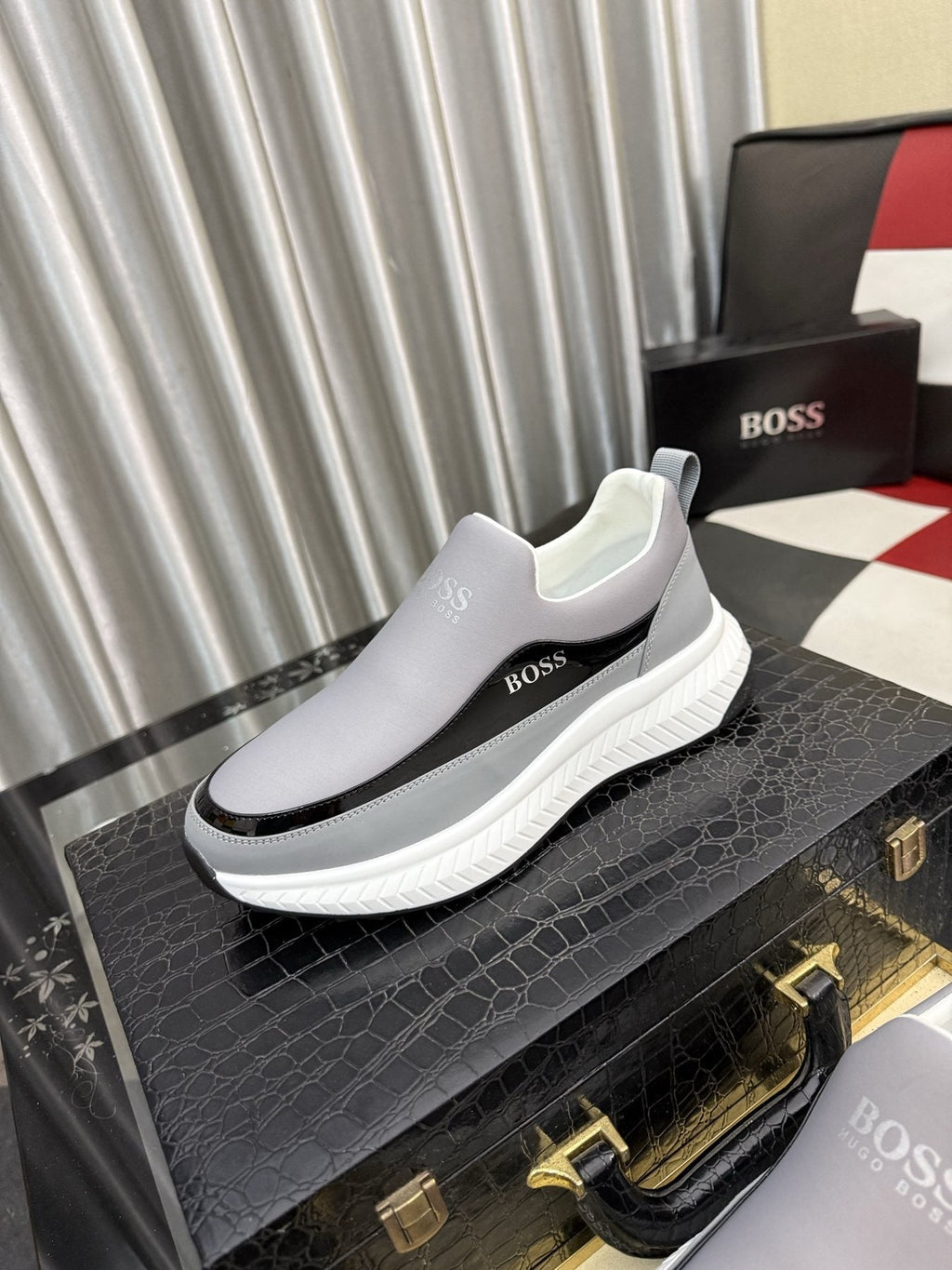 Hugo Boss Thick-Sole Slip-On Sneakers